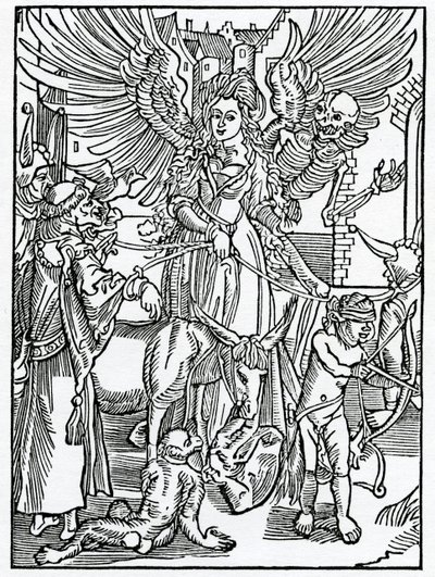 Of Disordered Love and Veneryous, illustration from Alexander Barclay